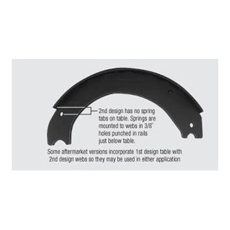 4709-E2 New Steel Brake Shoe or Brake Shoe Kit