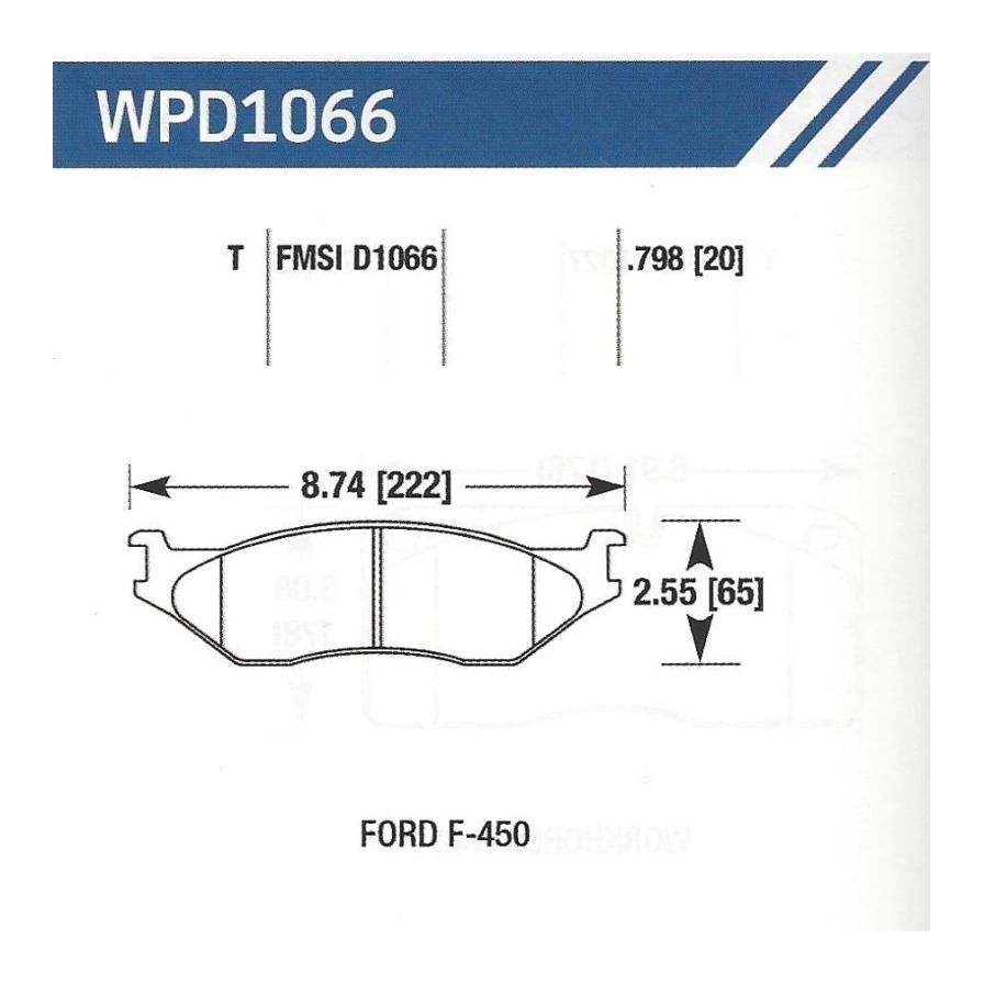 D1066T Disc Pad