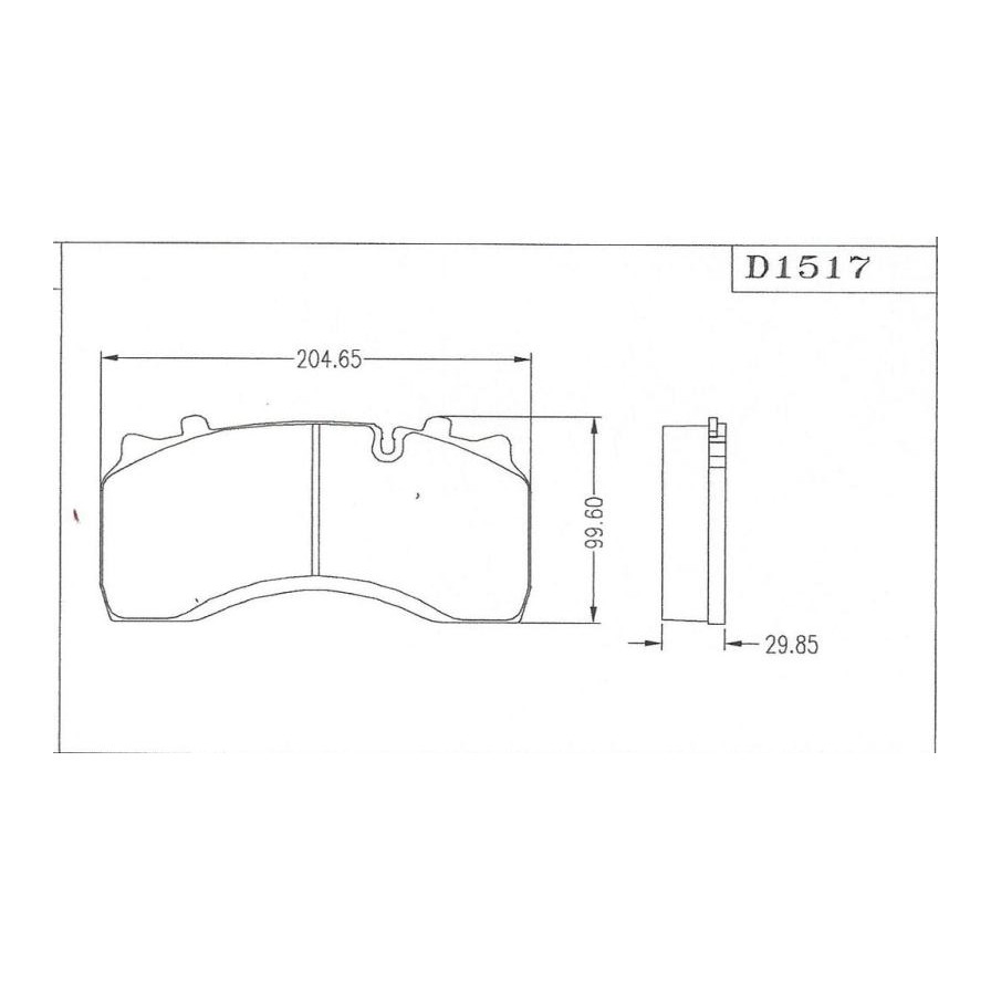 D1517 Disc Pad