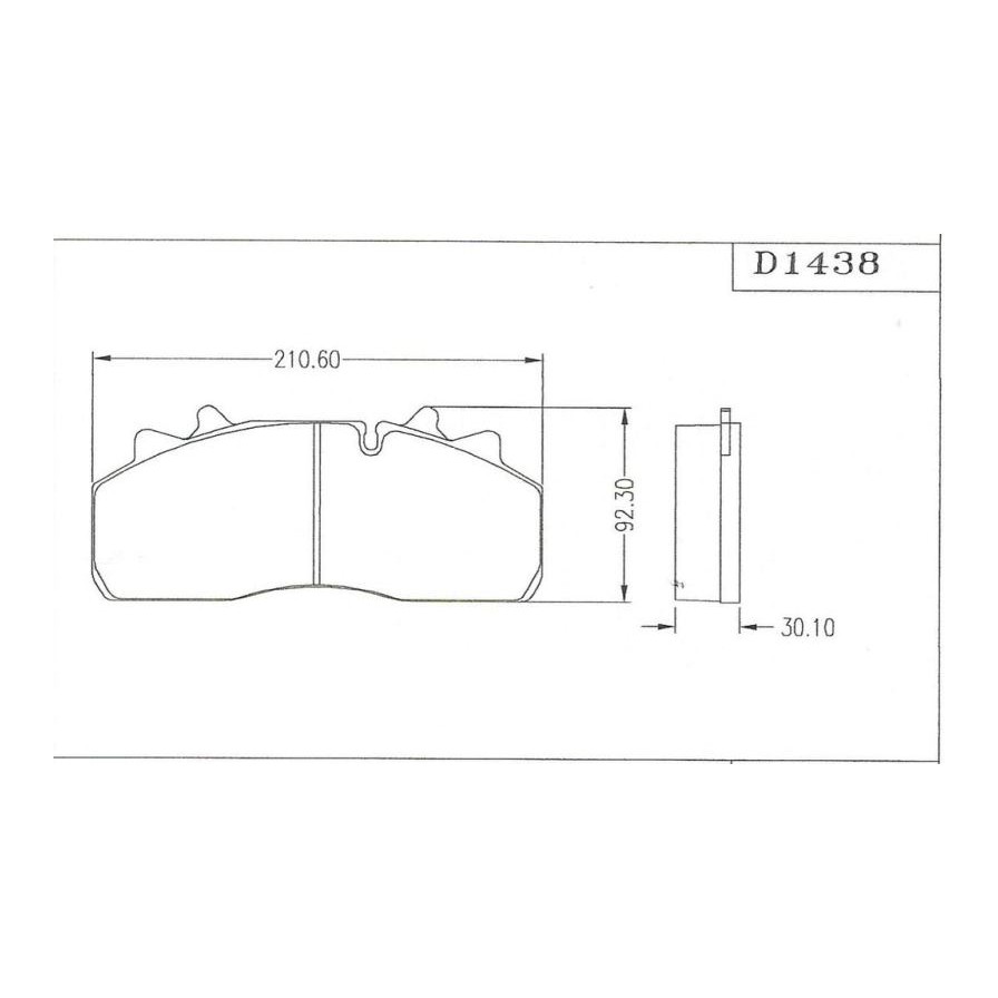 D1438 Disc Pad