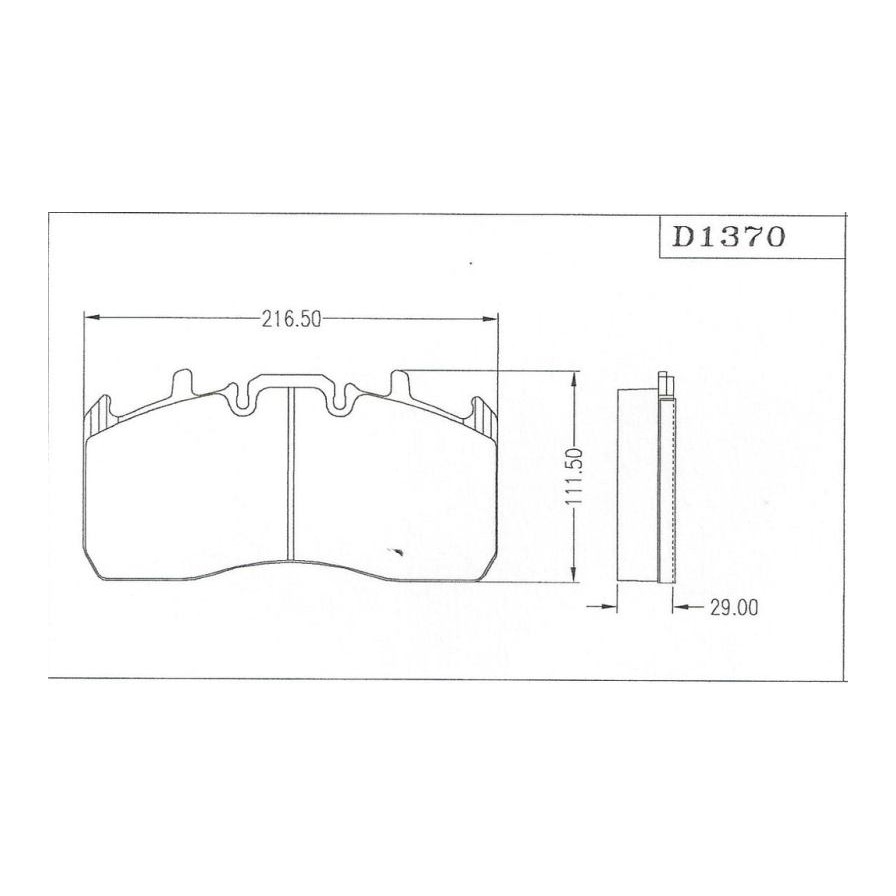D1370 Disc Pad