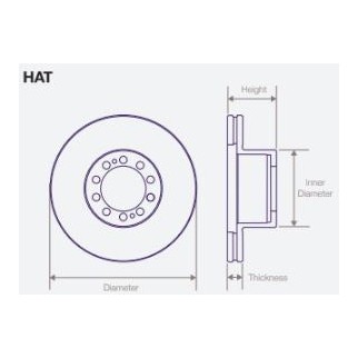 DWT028 Air Disc Rotor for Mercedes & Setra S417