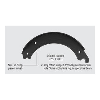 4711-Q New Steel Brake Shoe or Brake Shoe Kit