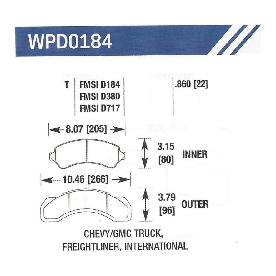 D184T Disc Pad